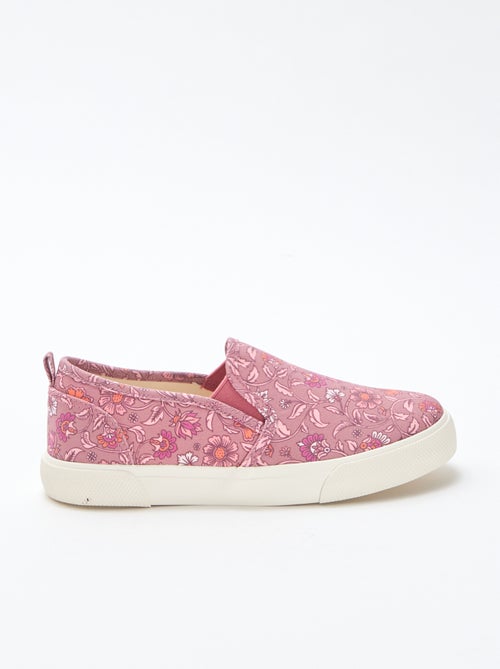 Baskets slip-on imprimé uni - Kiabi