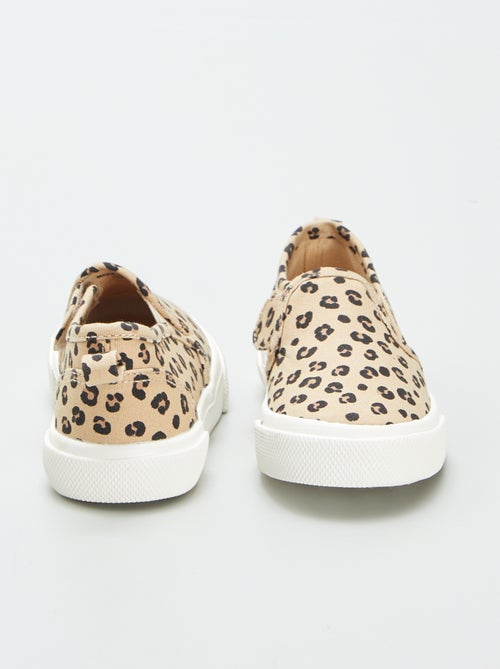 Baskets slip-on imprimées - Kiabi