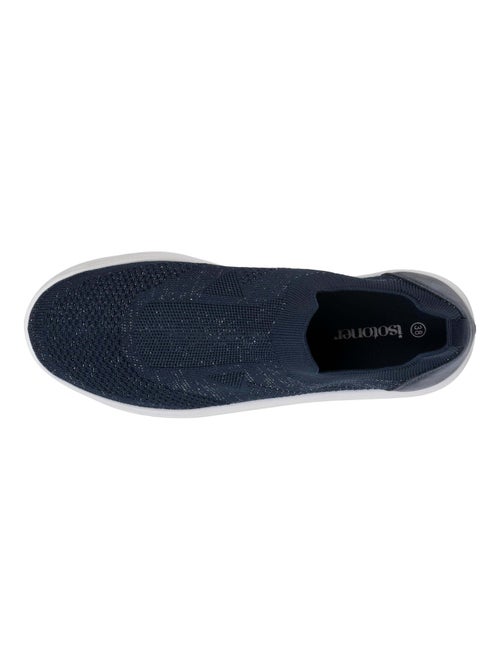 Baskets slip on, semelle plateforme, confortables, souple et légères  Isotoner - Kiabi