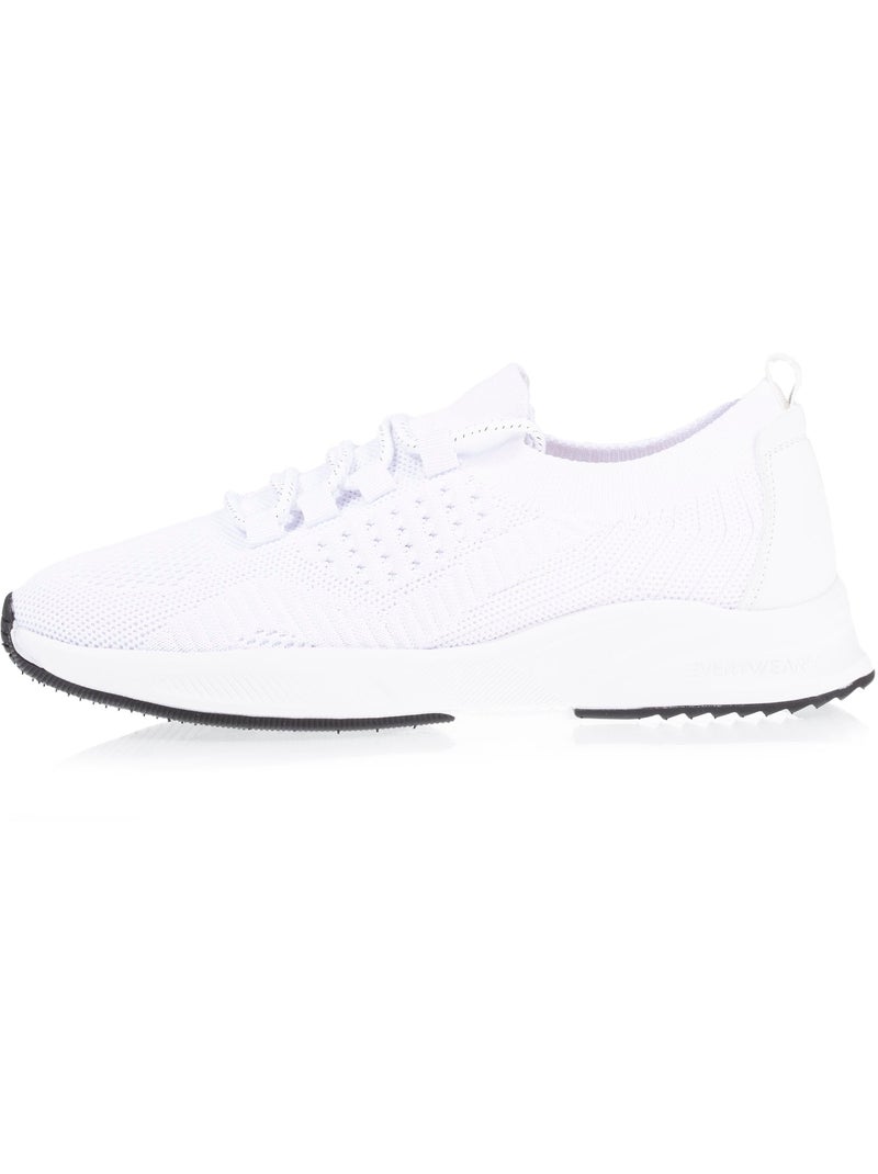 Baskets slip on, souple et léger, avec lacets  Isotoner Blanc - Kiabi
