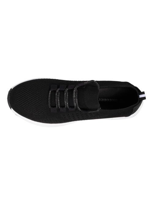 Baskets slip on, souple et légère, avec lacets  isotoner - Kiabi