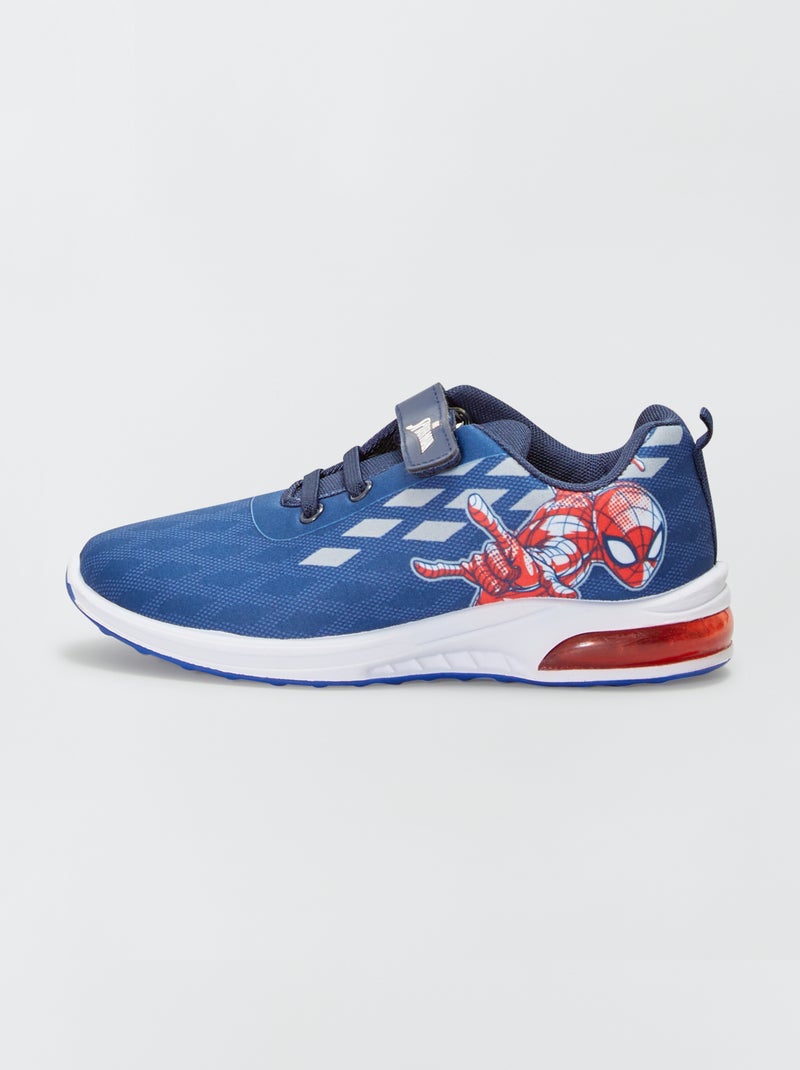 Baskets 'Spider-Man' lumineuses Bleu - Kiabi