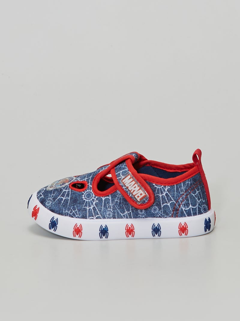 Baskets 'Spider-Man' 'Marvel' bleu - Kiabi