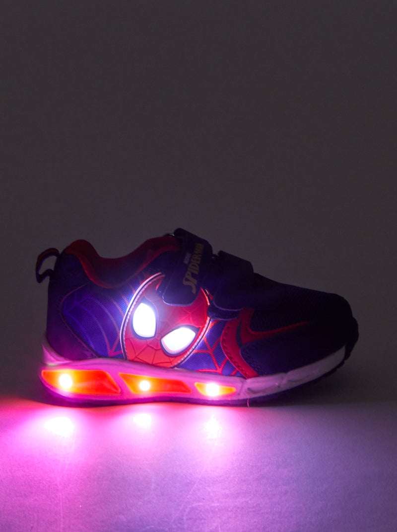 Baskets 'Spider-Man' 'Marvel' lumineuses GRIS - Kiabi