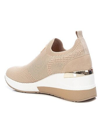 Baskets sport compensées femme