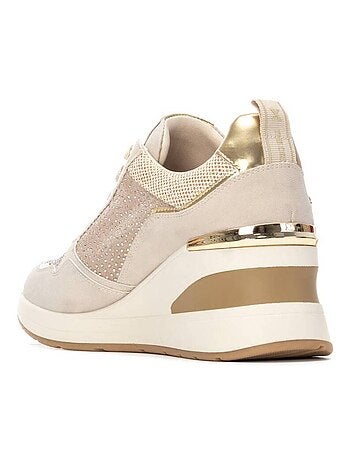 Baskets sport compensées femme