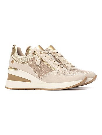 Baskets sport compensées femme