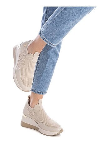 Baskets sport compensées femme