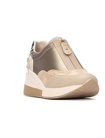 Baskets sport compensées femme