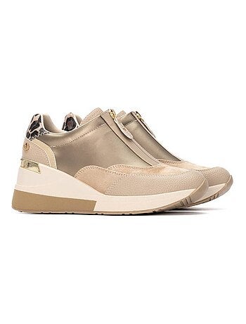 Baskets sport compensées femme