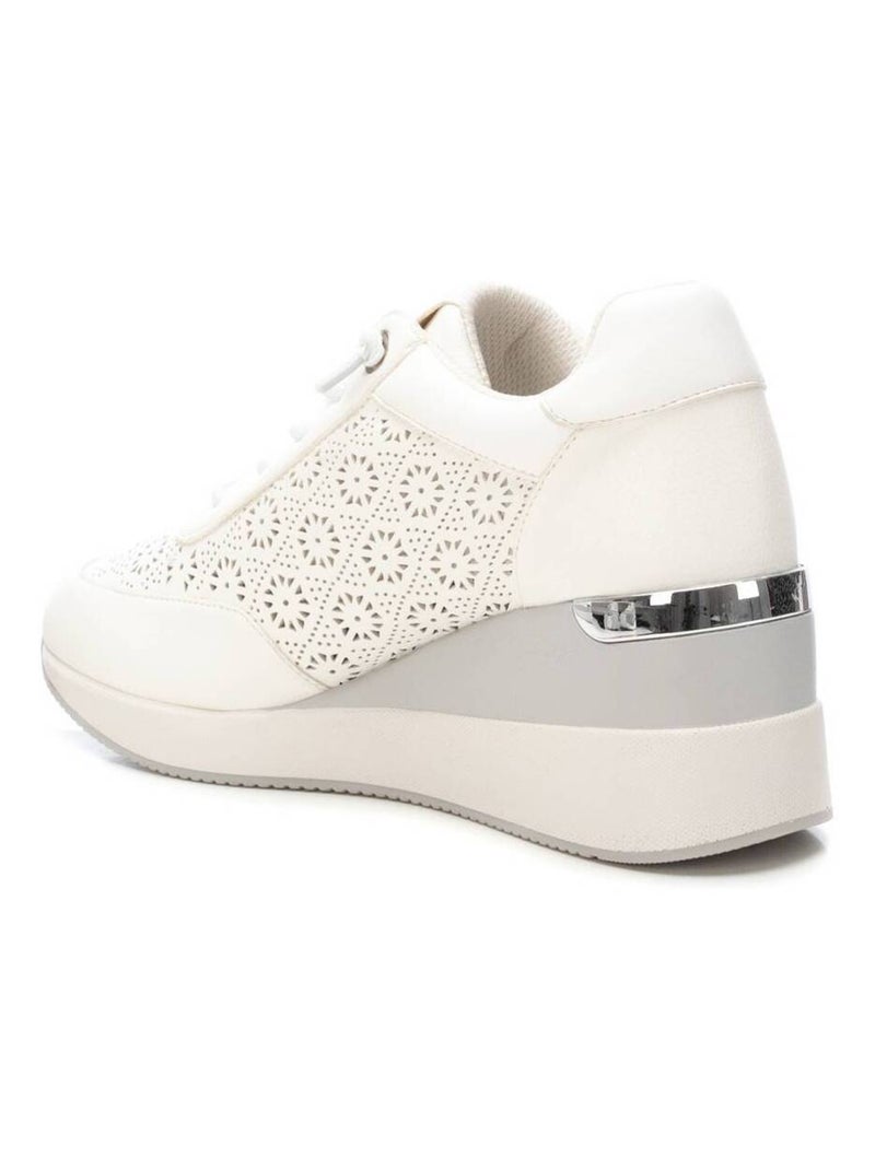Baskets sport compensées femme Blanc - Kiabi