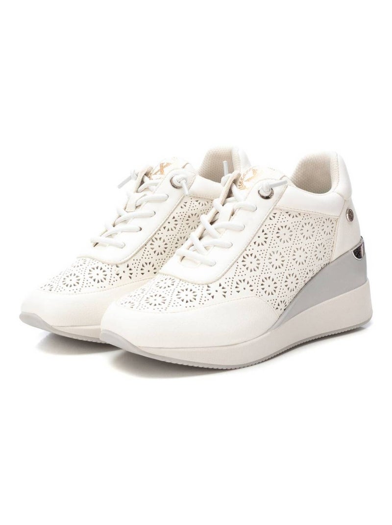 Baskets sport compensées femme Blanc - Kiabi