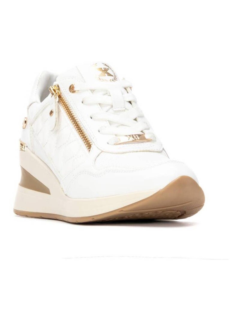 Baskets sport compensées femme Blanc - Kiabi