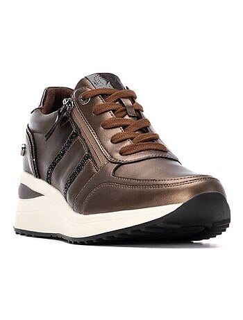 Baskets sport compensées femme