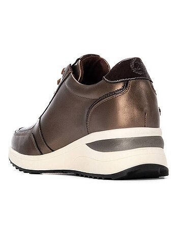 Baskets sport compensées femme