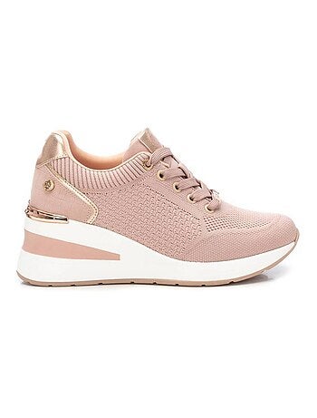 Baskets sport compensées femme