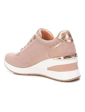 Baskets sport compensées femme