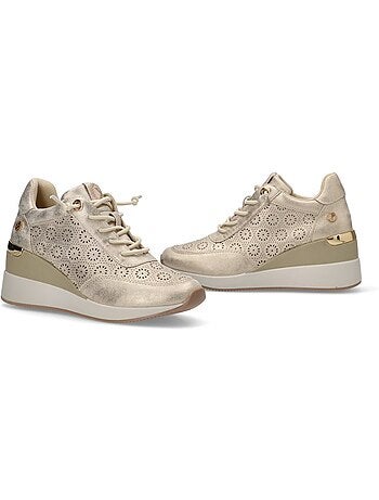 Baskets sport compensées femme