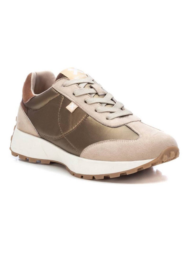 Baskets sport compensées femme Gris Argenté Gris - Kiabi
