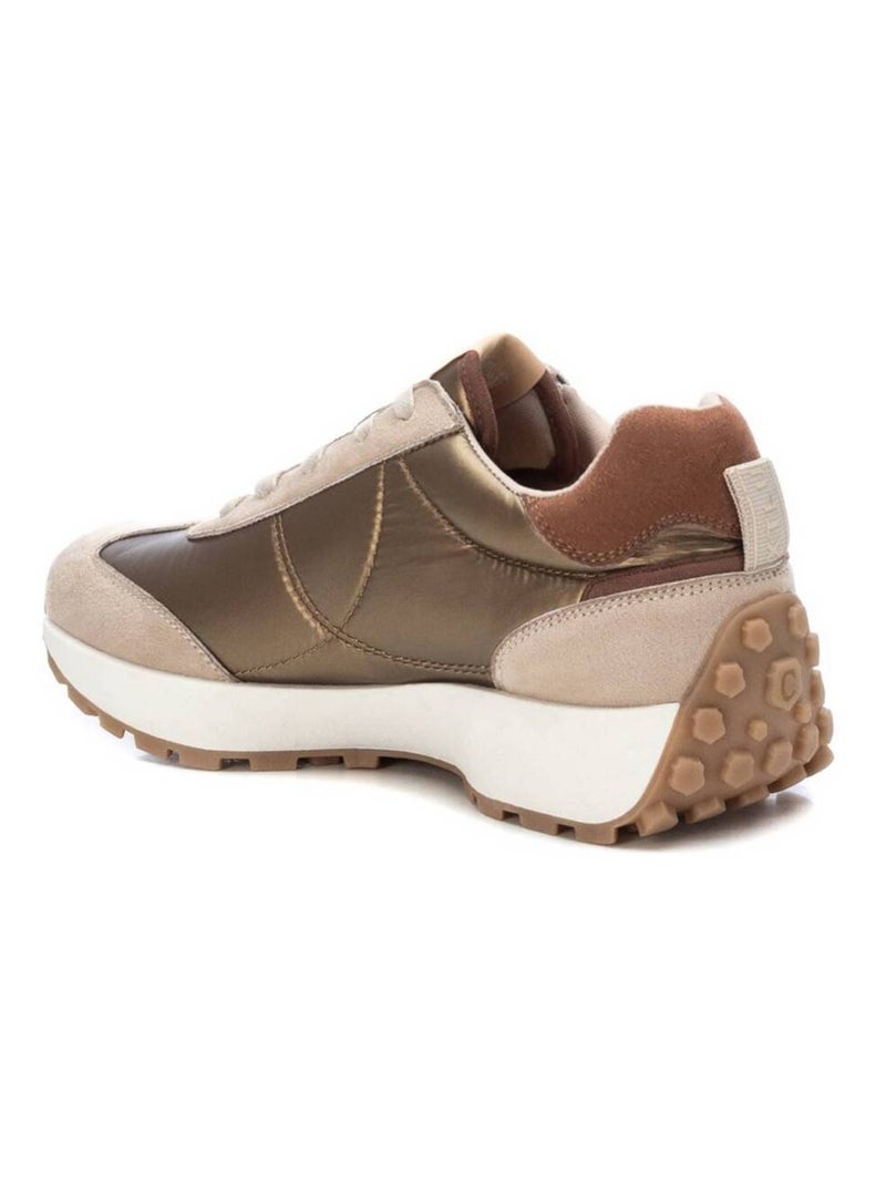 Baskets sport compensées femme Gris Argenté Gris - Kiabi