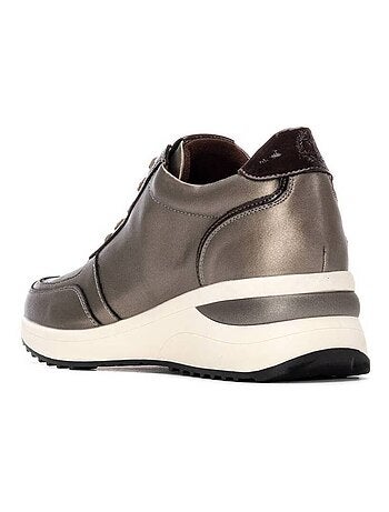Baskets sport compensées femme