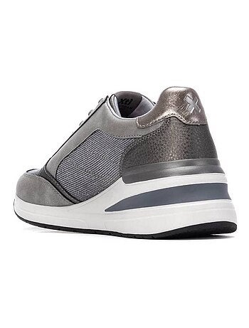 Baskets sport compensées femme