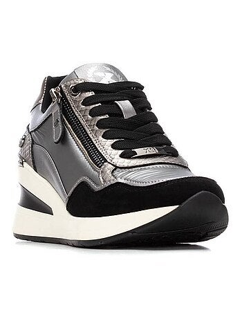 Baskets sport compensées femme