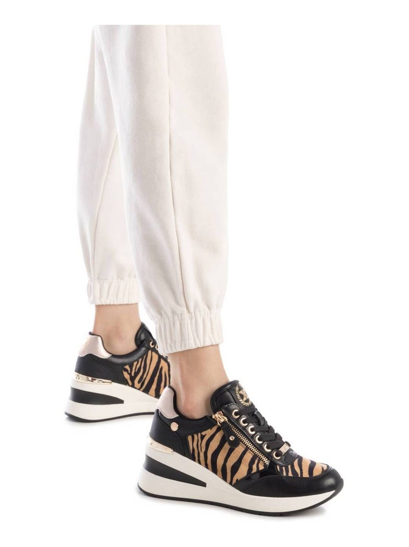Baskets sport compensées femme Multicolore - Kiabi