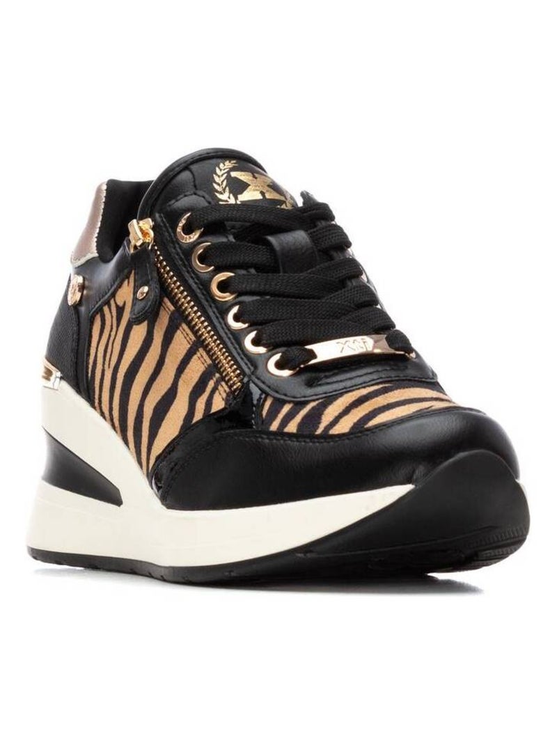 Baskets sport compensées femme Multicolore - Kiabi
