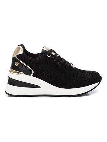 Baskets sport compensées femme