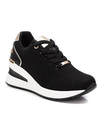 Baskets sport compensées femme