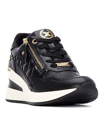 Baskets sport compensées femme