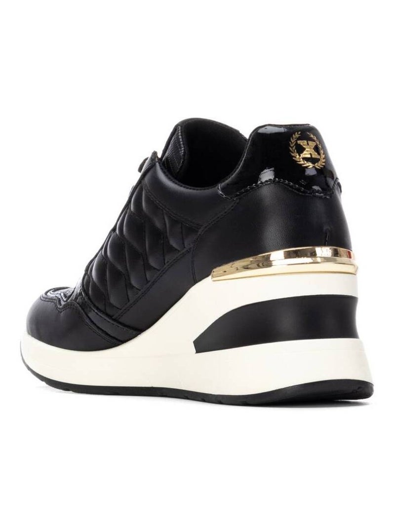 Baskets sport compensées femme Noir - Kiabi