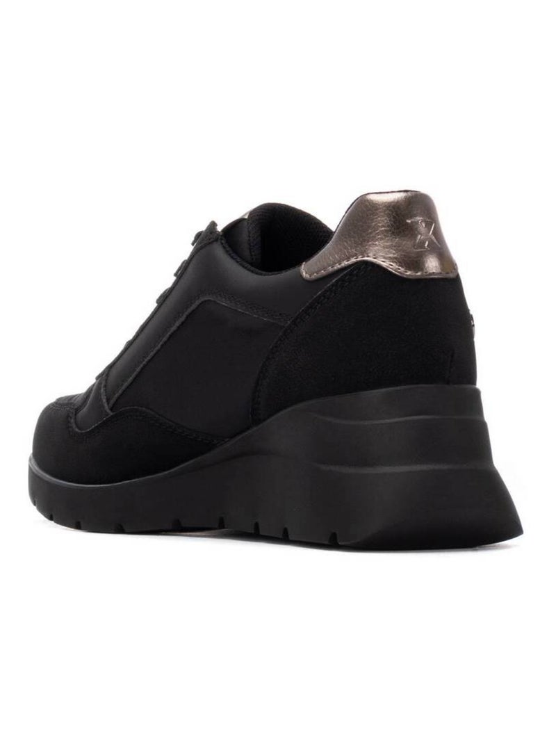 Baskets sport compensées femme Noir - Kiabi