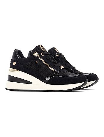 Baskets sport compensées femme