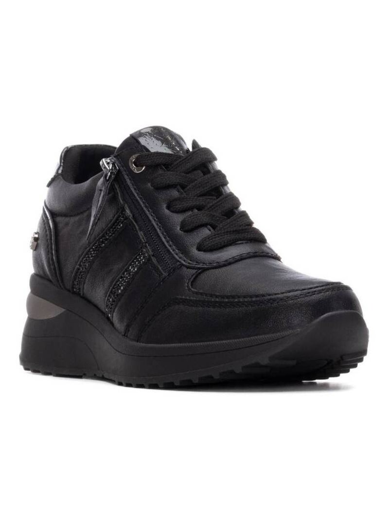 Baskets sport compensées femme Noir - Kiabi