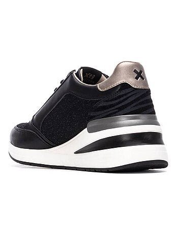 Baskets sport compensées femme