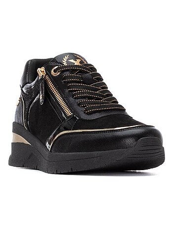 Baskets sport compensées femme