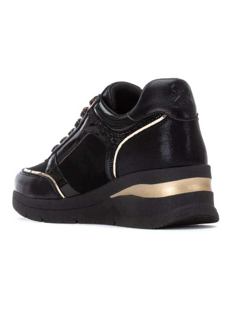 Baskets sport compensées femme Noir - Kiabi