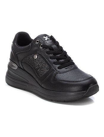 Baskets sport compensées femme