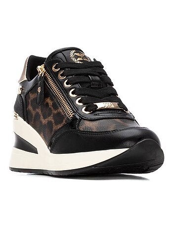 Baskets sport compensées femme