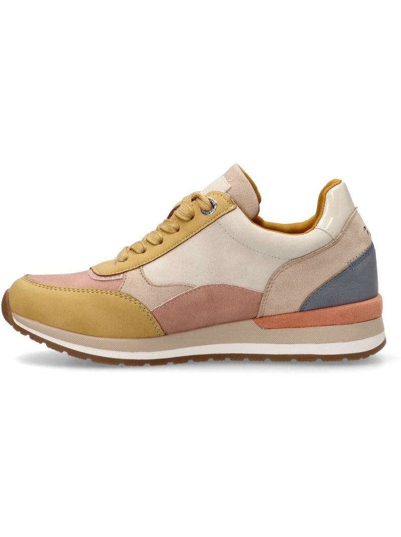 Baskets sport femme à fermeture éclair Beige - Kiabi