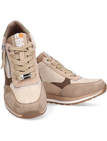 Baskets sport femme à fermeture éclair