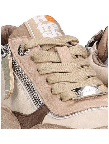 Baskets sport femme à fermeture éclair
