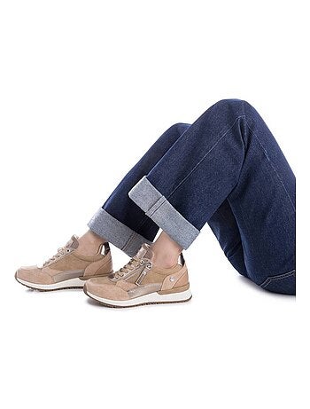 Baskets sport femme à fermeture éclair