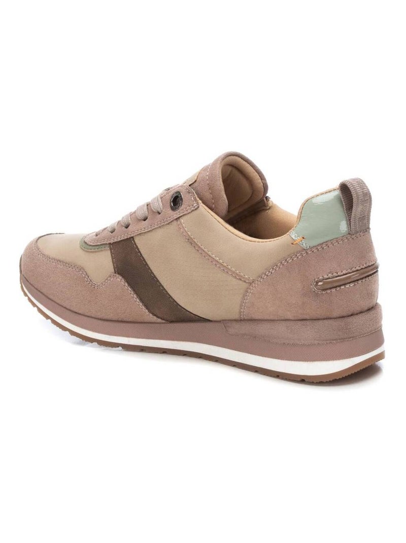 Baskets sport femme à fermeture éclair Beige - Kiabi
