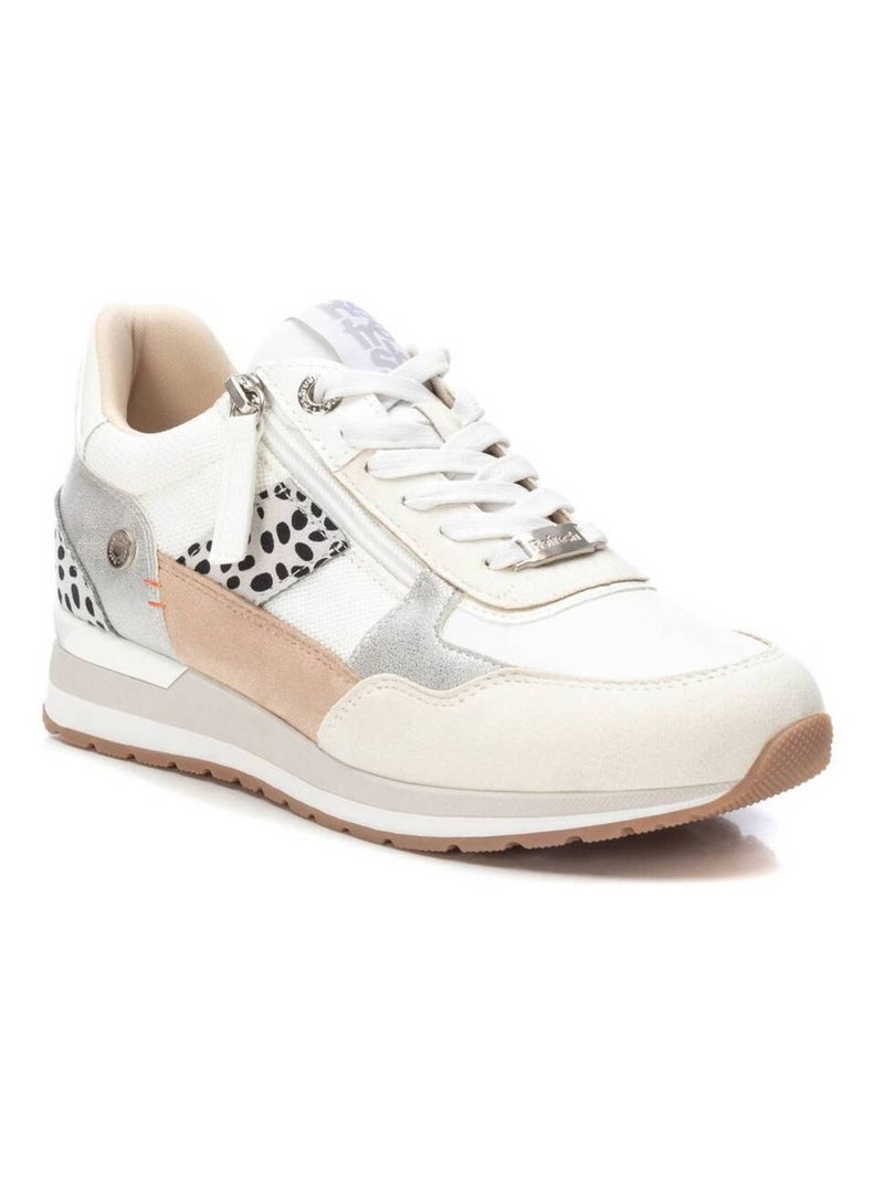 Baskets sport femme à fermeture éclair Blanc - Kiabi