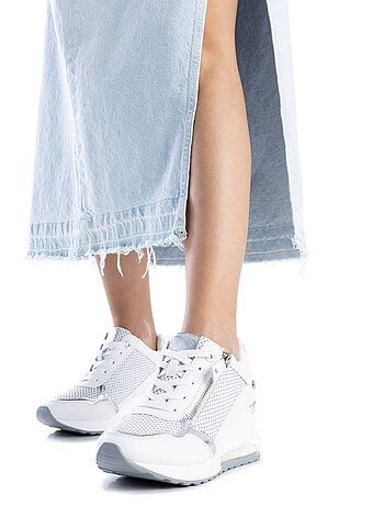 Baskets sport femme à fermeture éclair