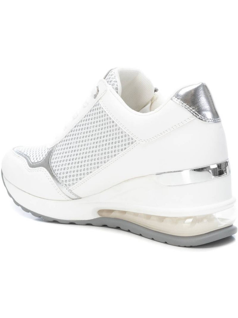 Baskets sport femme à fermeture éclair Blanc - Kiabi