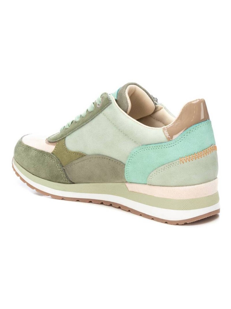 Baskets sport femme à fermeture éclair Bleu azur - Kiabi